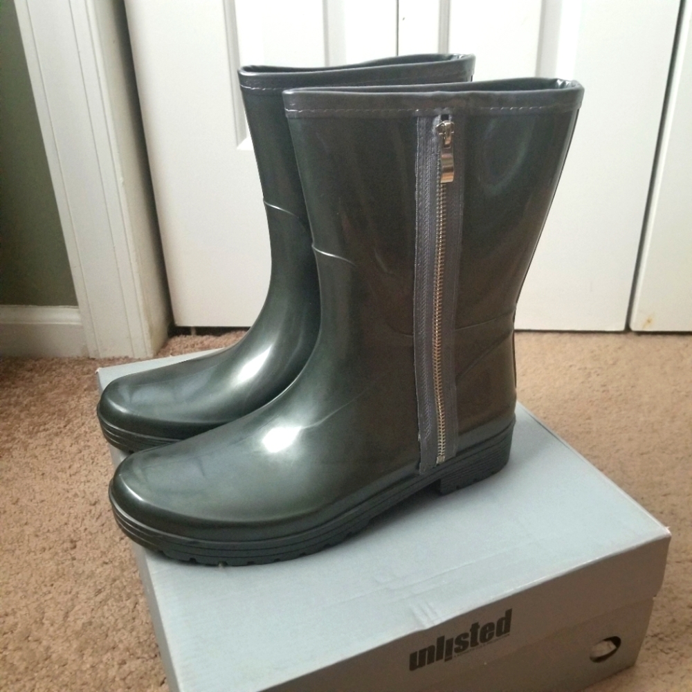 Grey Rainboots